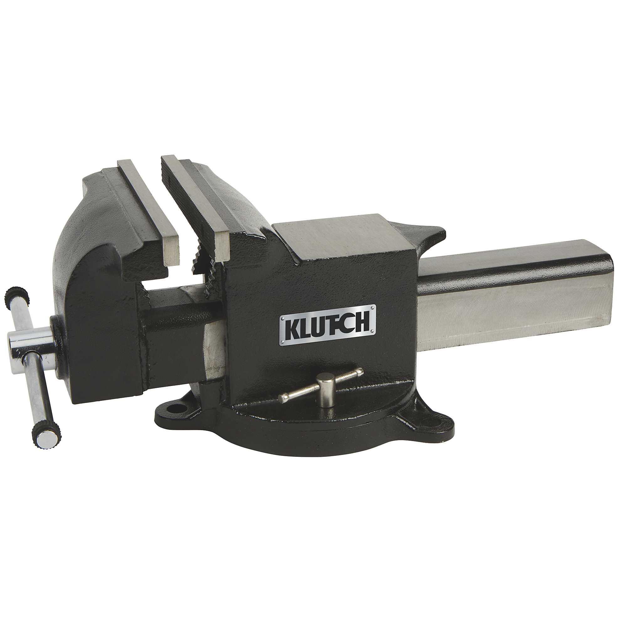 Klutch Heavy-Duty Bench Vise, 8in. Jaw Width